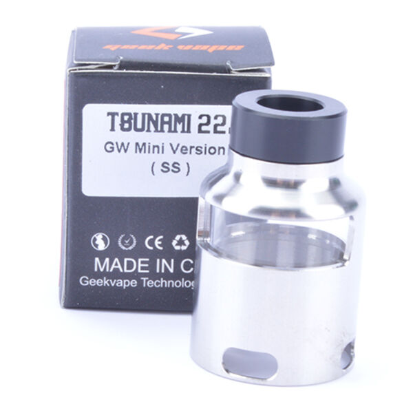 Geekvape Tsunami22 Glasfensterkappe rund Edelstahl