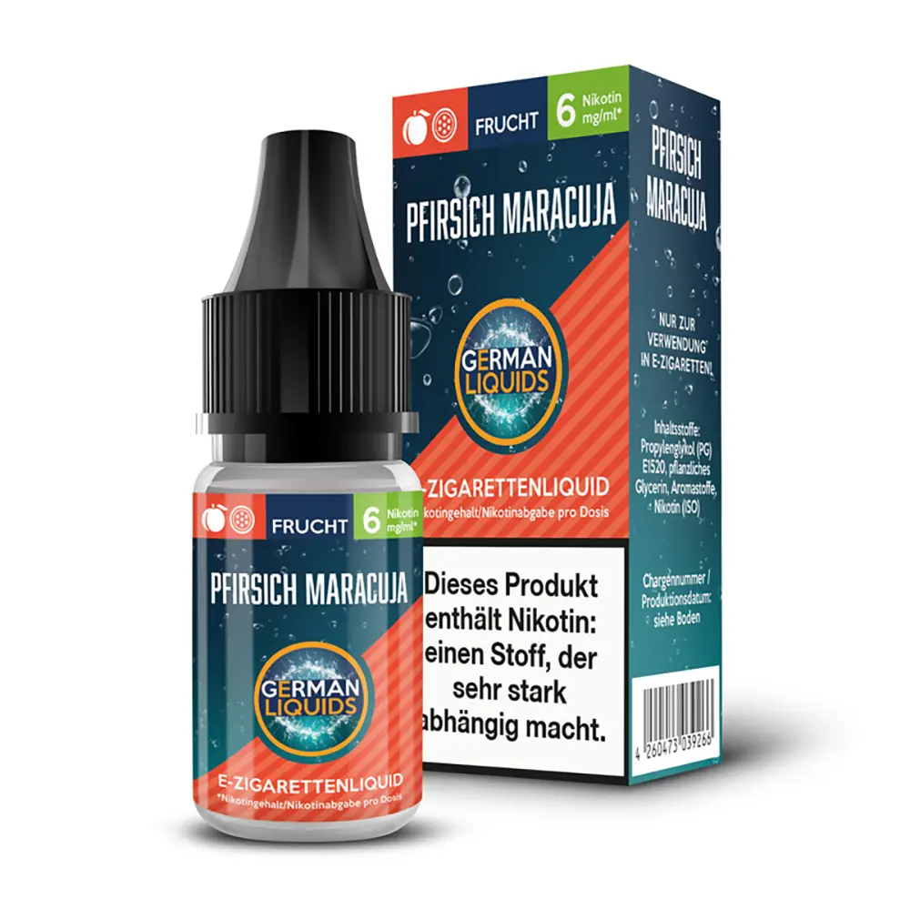 German Liquids Pfirsich Maracuja 6mg