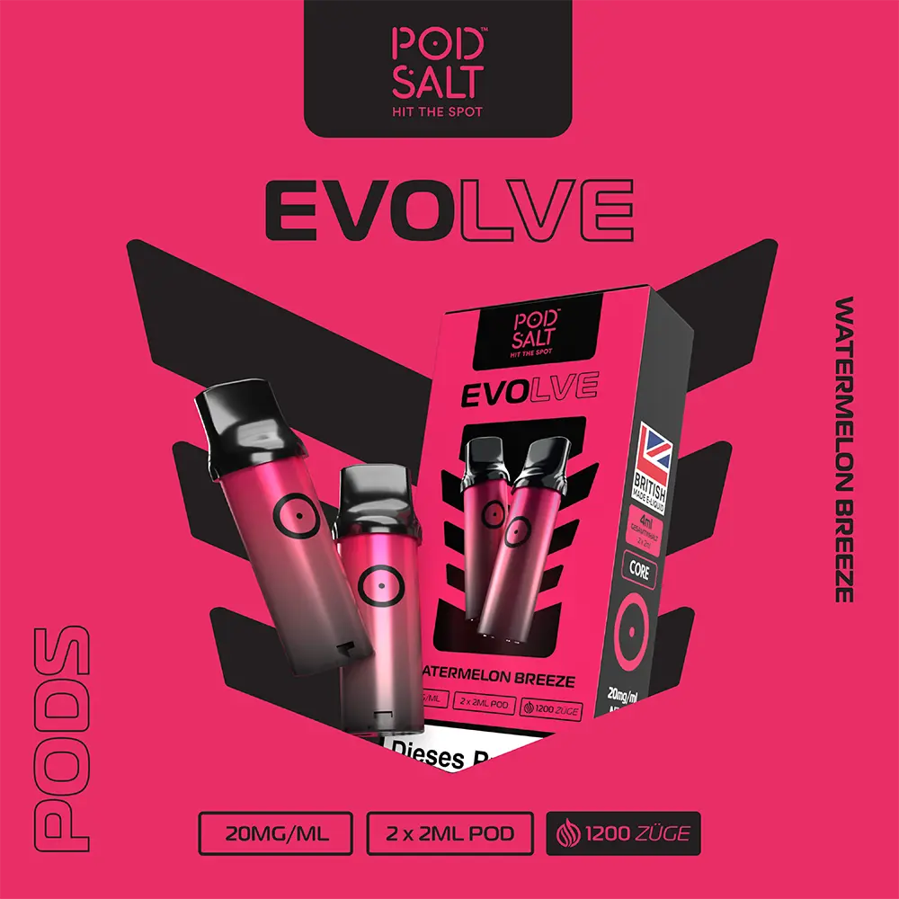 Pod Salt Evolve Pod - Watermelon Breeze - 20mg Nikotinsalz