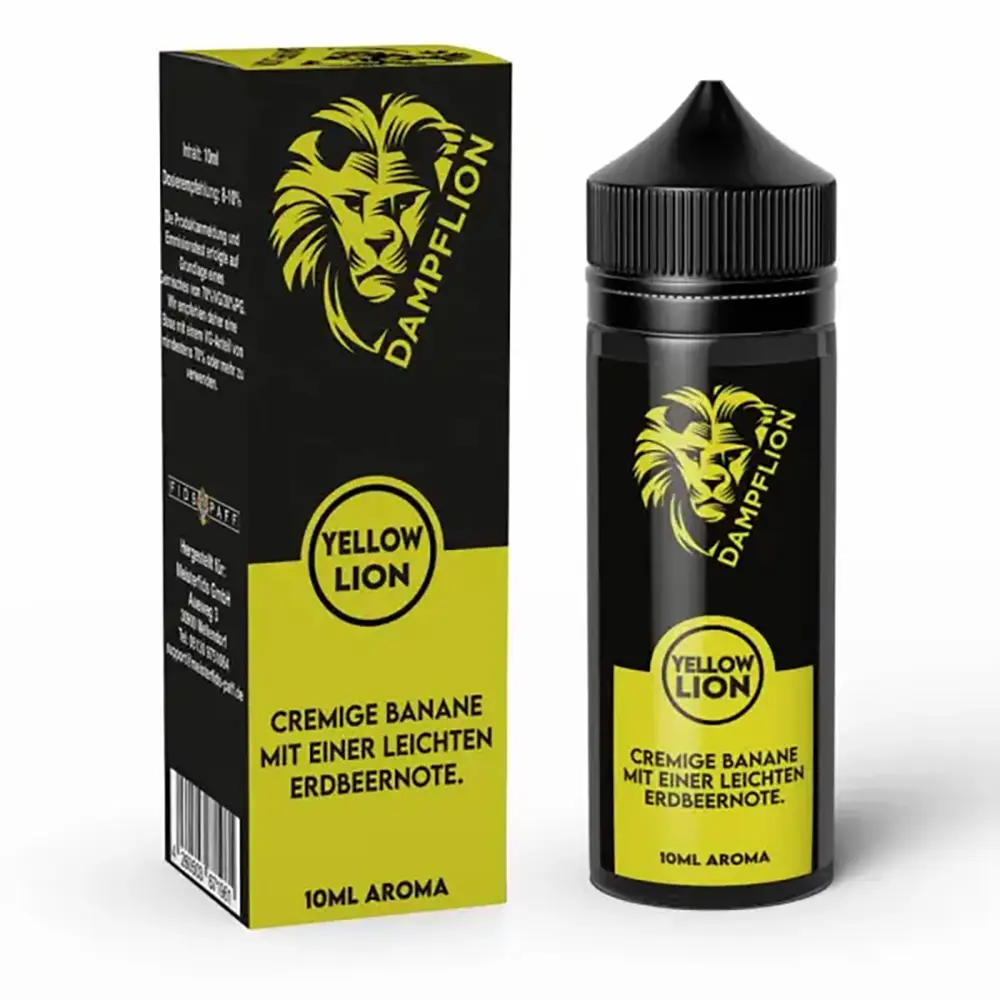 Dampflion Originals Aroma Longfill - Yellow Lion - 10ml in 120ml Flasche 