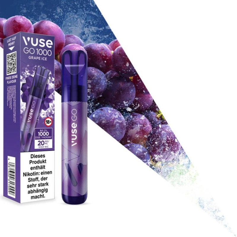 Vuse GO 1000 Grape Ice 20mg