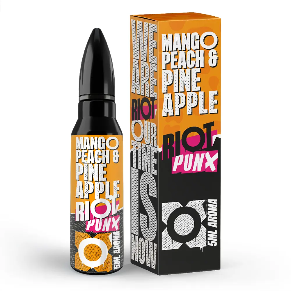 Riot Squad Aroma Longfill - Mango, Peach & Pineapple - 5ml in 60ml Flasche 