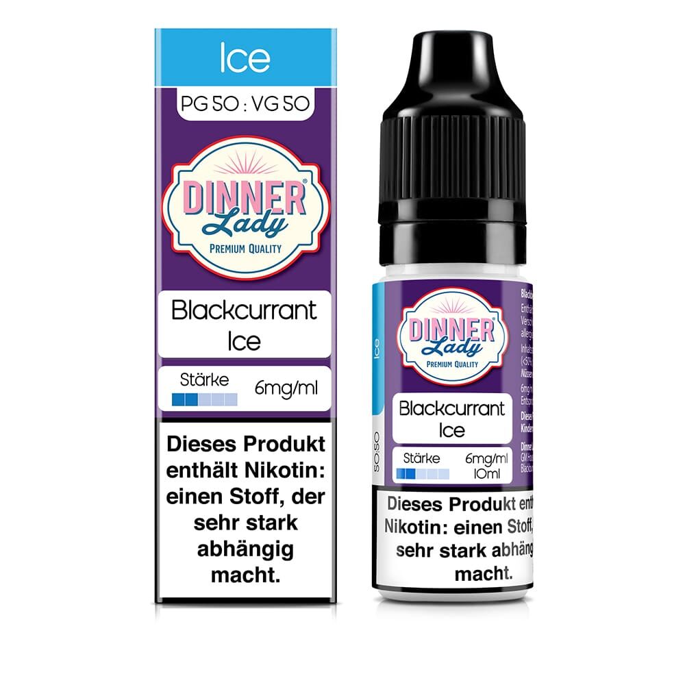 Dinner Lady Liquid Blackcurrant Ice 6mg