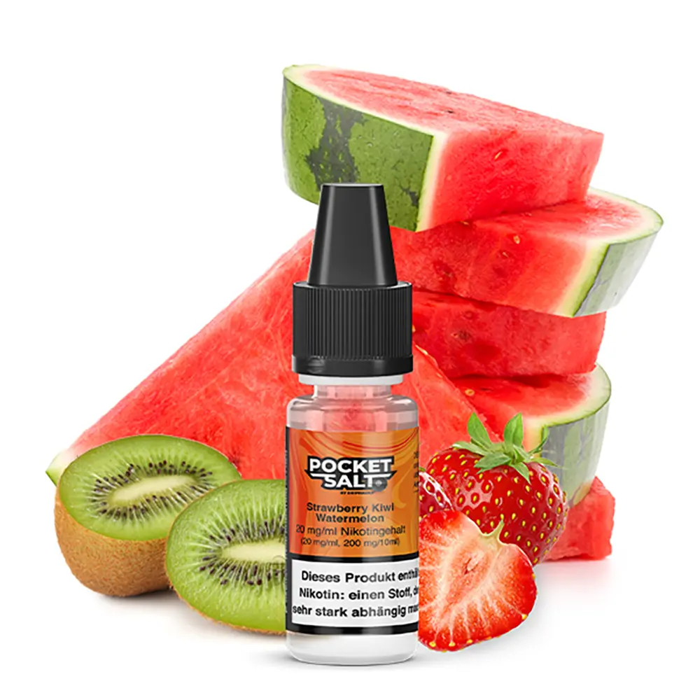 Pocket Salt Strawberry Kiwi Watermelon Nikotinsalz Liquid 20mg