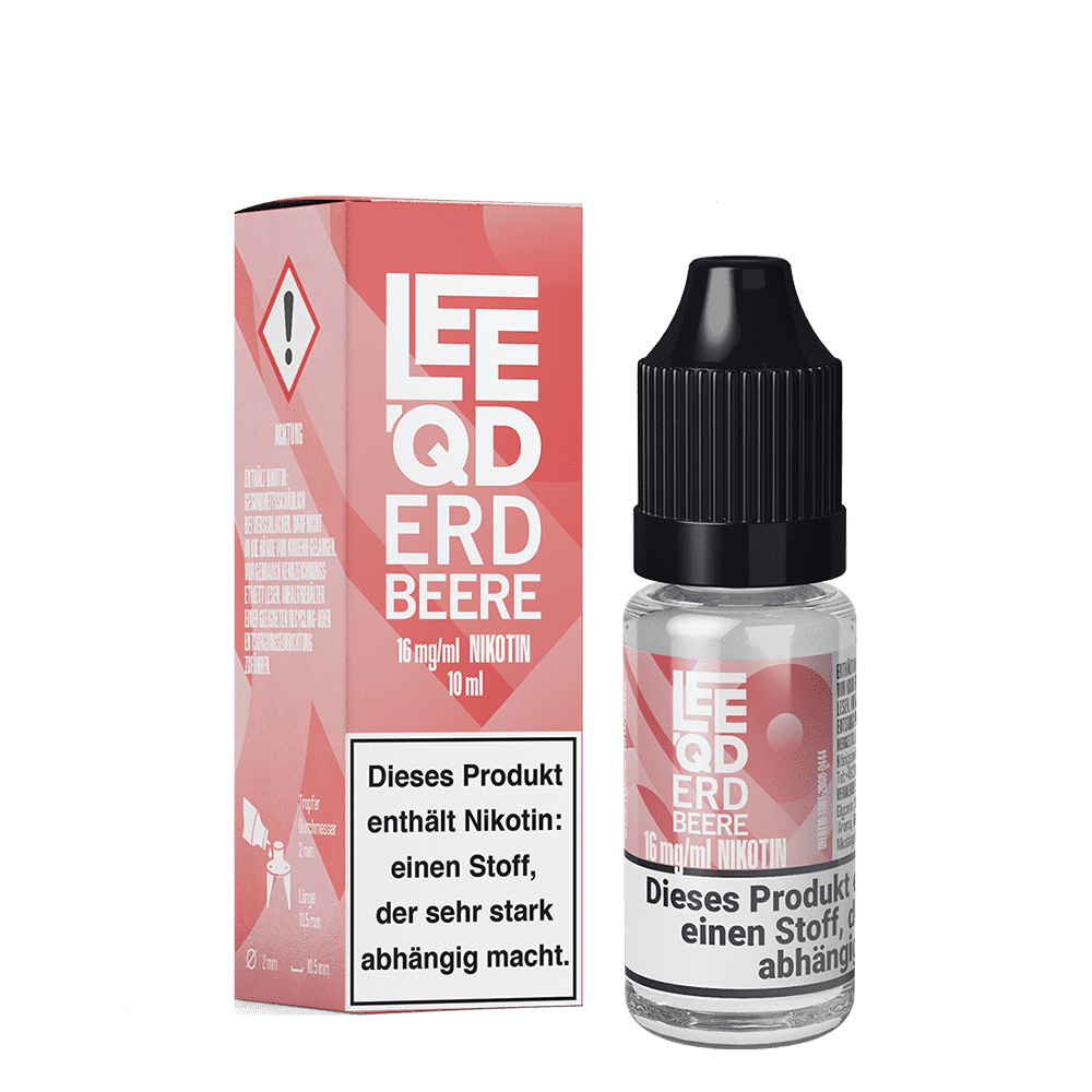 LEEQD Liquid Fruit Erdbeere 16mg