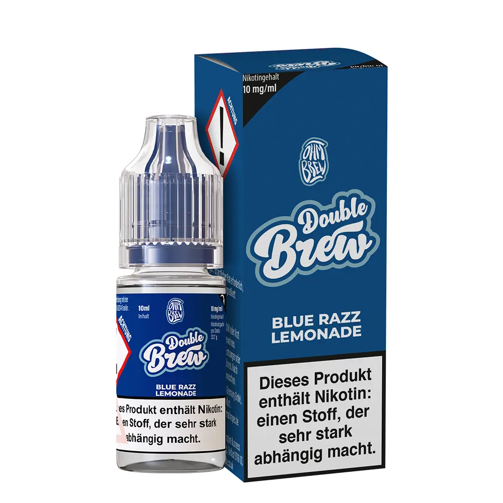 Double Brew Nikotinsalz - Blue Razz Lemonade - 20mg 10ml 