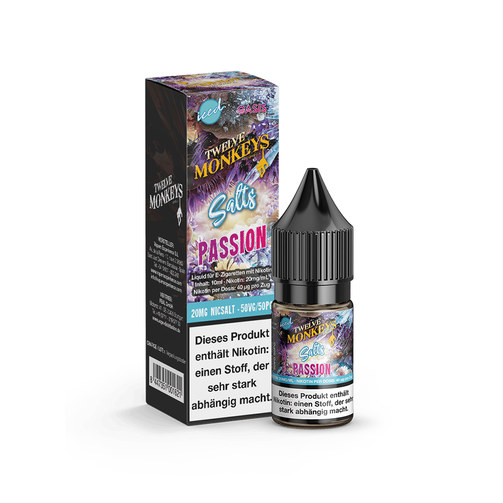 Twelve Monkeys Nikotinsalz - Passion - 10ml Liquid 20mg 