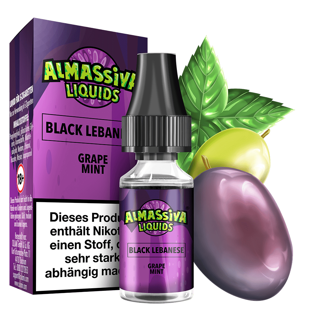 Almassiva Nikotinsalz Black Libanese 10mg Liquid