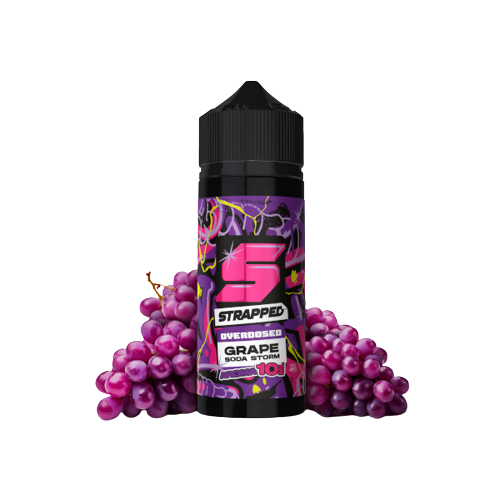 Strapped Overdosed - Grape Soda Storm - 10ml Aroma