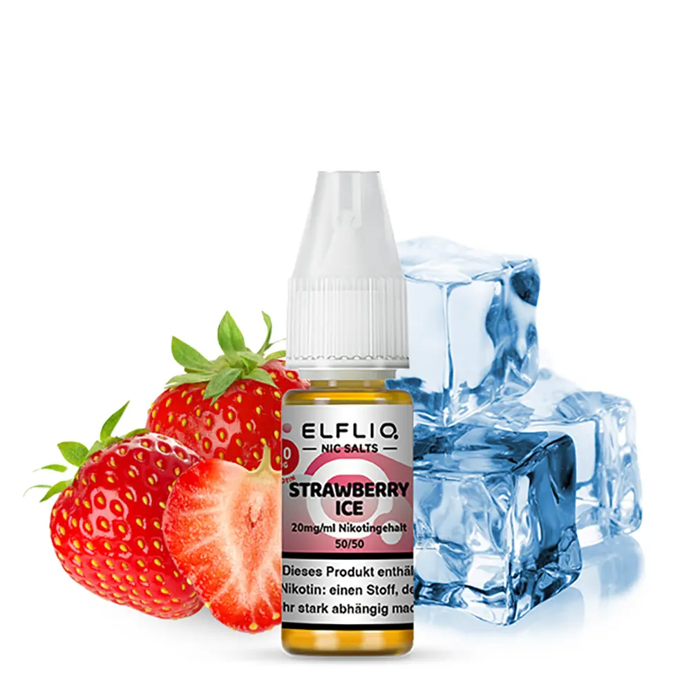 Elfliq by Elfbar Nikotinsalz - Strawberry Ice - Liquid 20mg