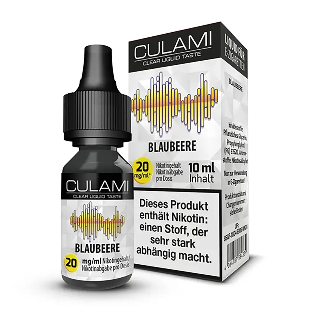 CULAMI Blaubeere 20mg Nikotinsalz 10ml Liquid 