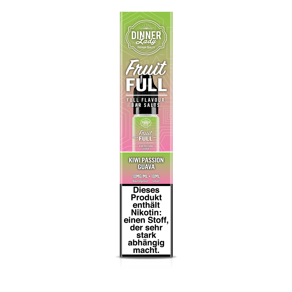 Dinner Lady Fruit Full Nikotinsalz Kiwi Passion Guava 10ml 10mg