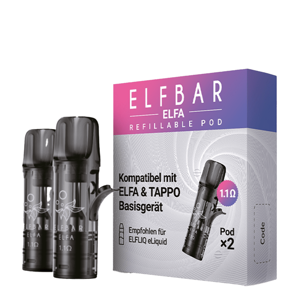 Elfbar Elfa Refillable Pod 1,1 Ohm 2er Pack