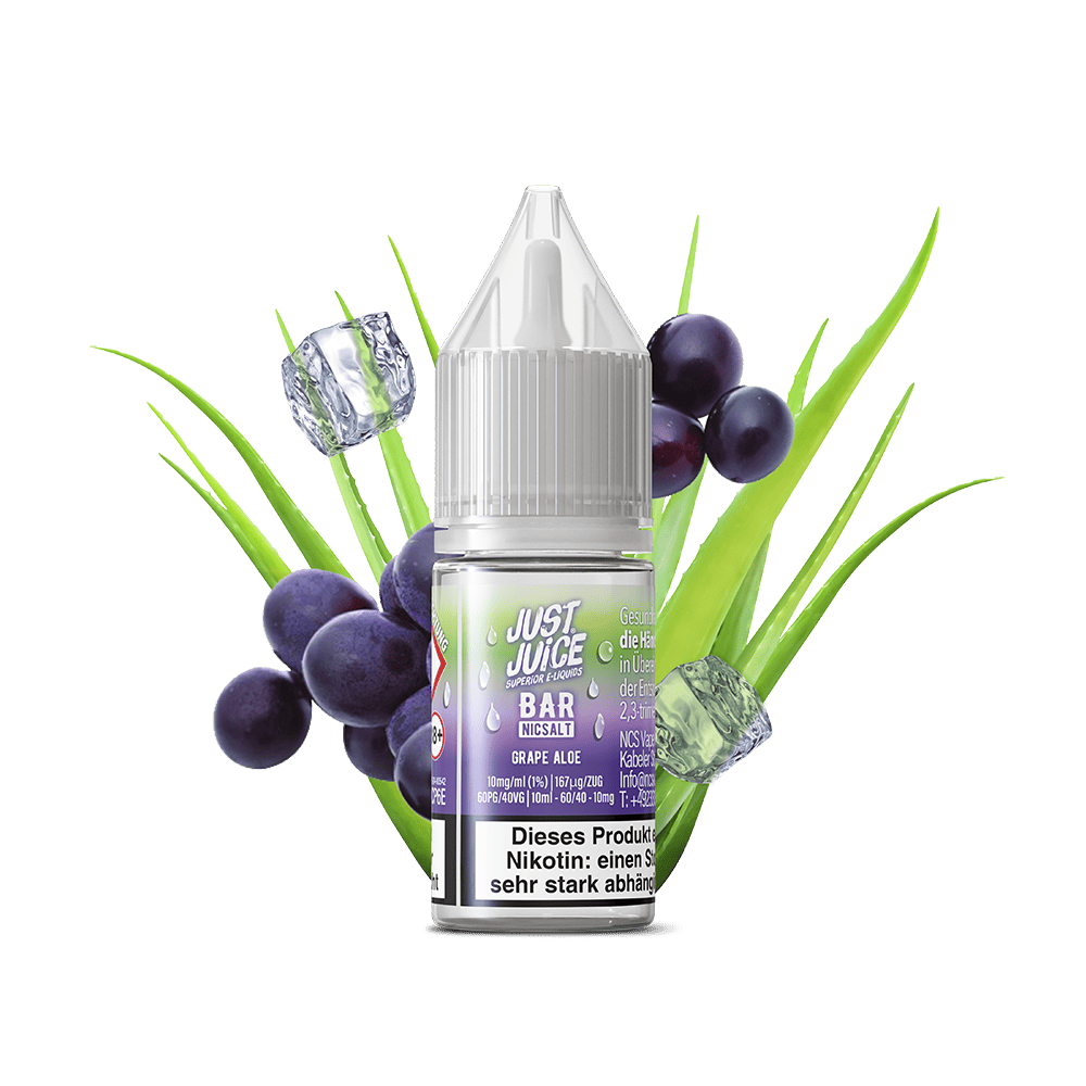 Just Juice Nikotinsalz - Grape Aloe - 10ml Liquid 10mg  C