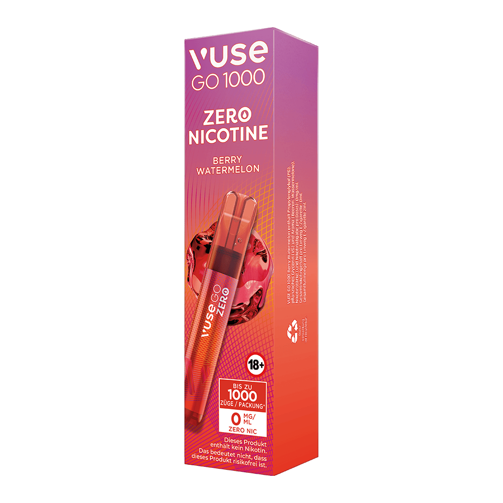 Vuse GO 1000 Berry Watermelon 0mg Einweg E-Zigarette 