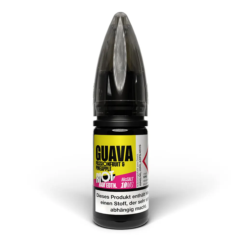 Riot Squad Nikotinsalz - Guava Passionfruit Pineapple - Liquid 10mg 10ml 