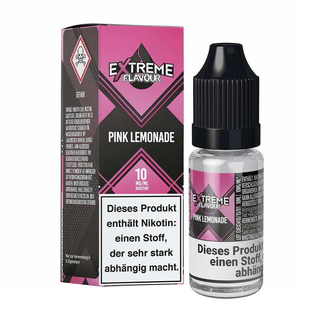 Extreme Flavour - Pink Lemonade - 10mg 10ml Hybrid-Nikotinsalzliquid  C