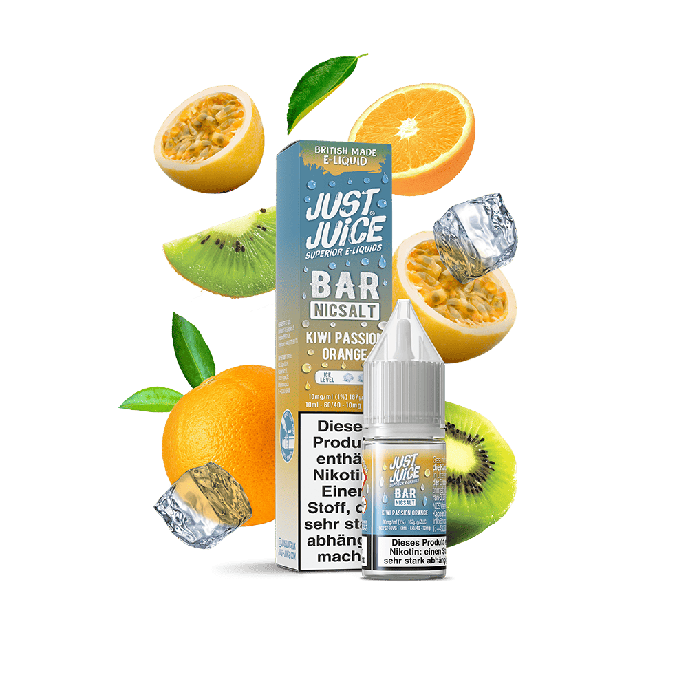 Just Juice Nikotinsalz - Kiwi Passion Orange - 10ml Liquid 10mg  C