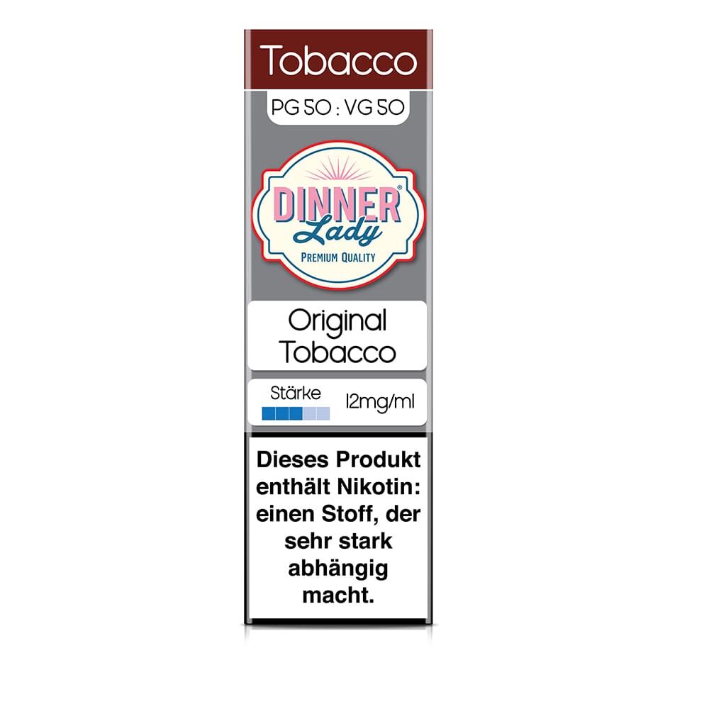 Dinner Lady Liquid Original Tobacco 12mg