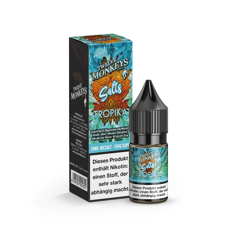 Twelve Monkeys Nikotinsalz - Tropika - 10ml Liquid 20mg 