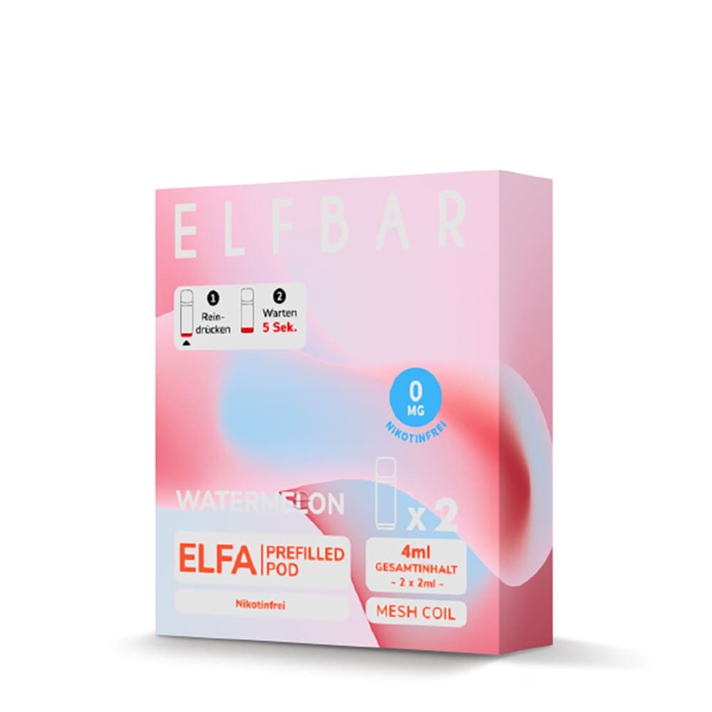 Elfbar Elfa Einweg Pod - Watermelon - 0mg 2ml 