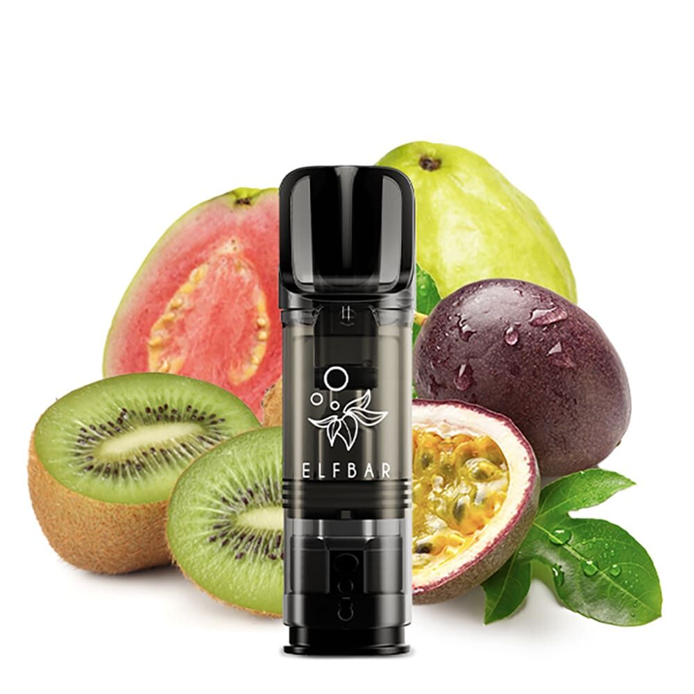 Elfbar Elfa Einweg Pod - Kiwi Passion Fruit Guava - 0mg 2ml 