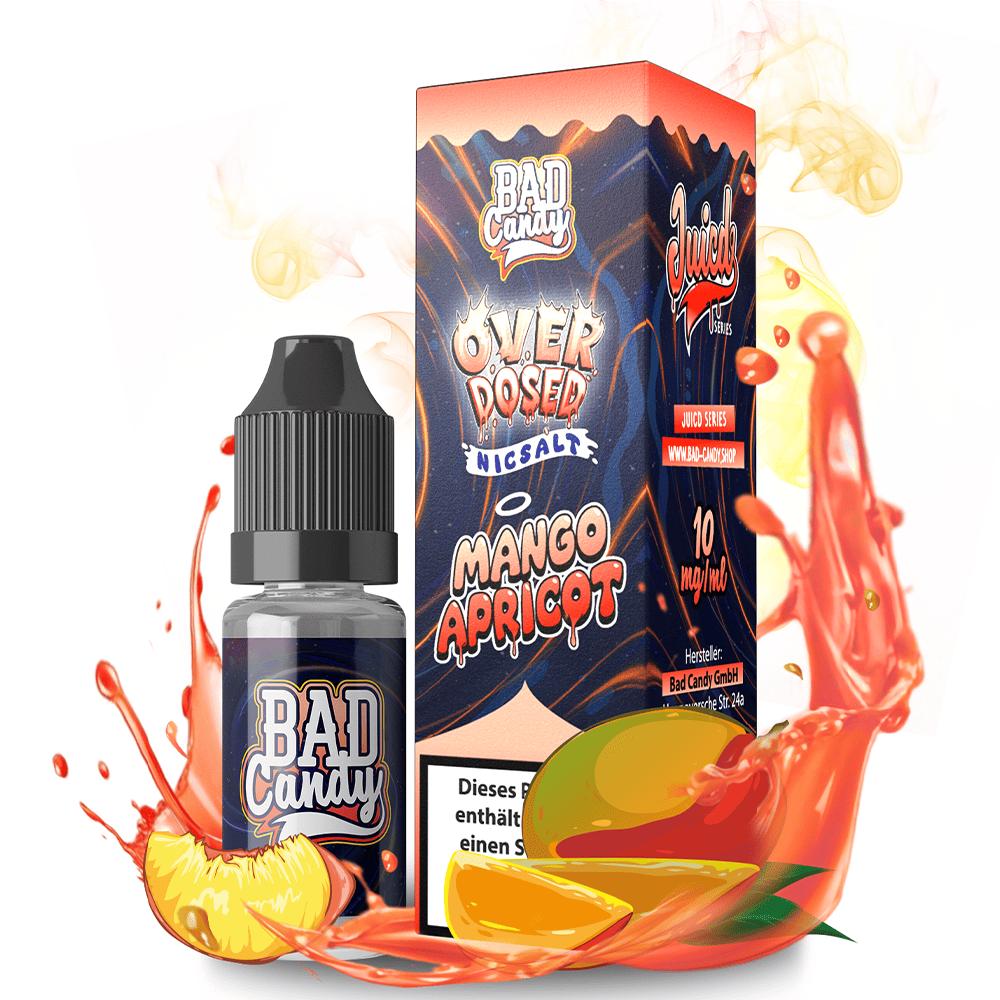 Bad Candy Nikotinsalz - Mango Apricot - Overdosed 10ml Liquid 10mg 