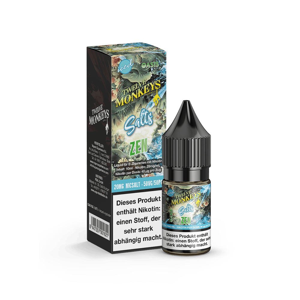 Twelve Monkeys Nikotinsalz - Zen - 10ml Liquid 20mg 