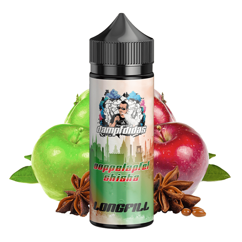 Dampfdidas Doppelapfel Shisha - 10ml Aroma