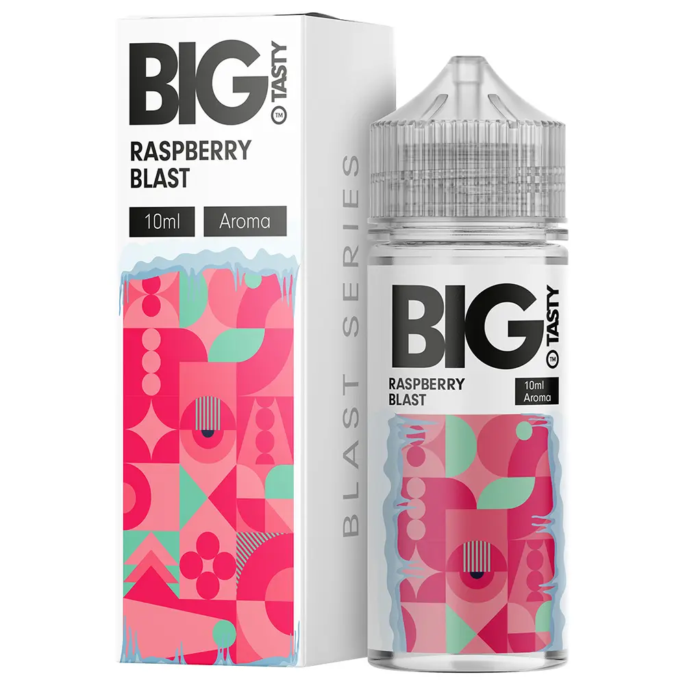 Big Tasty Longfill - Raspberry Blast - 10ml in 120ml Flasche 