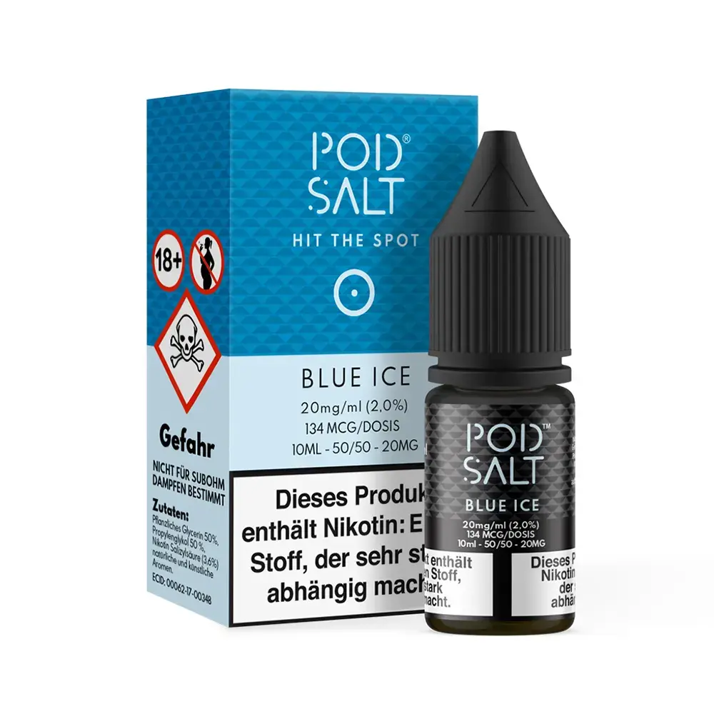 Pod Salt Core Blue Ice 10ml 20mg 