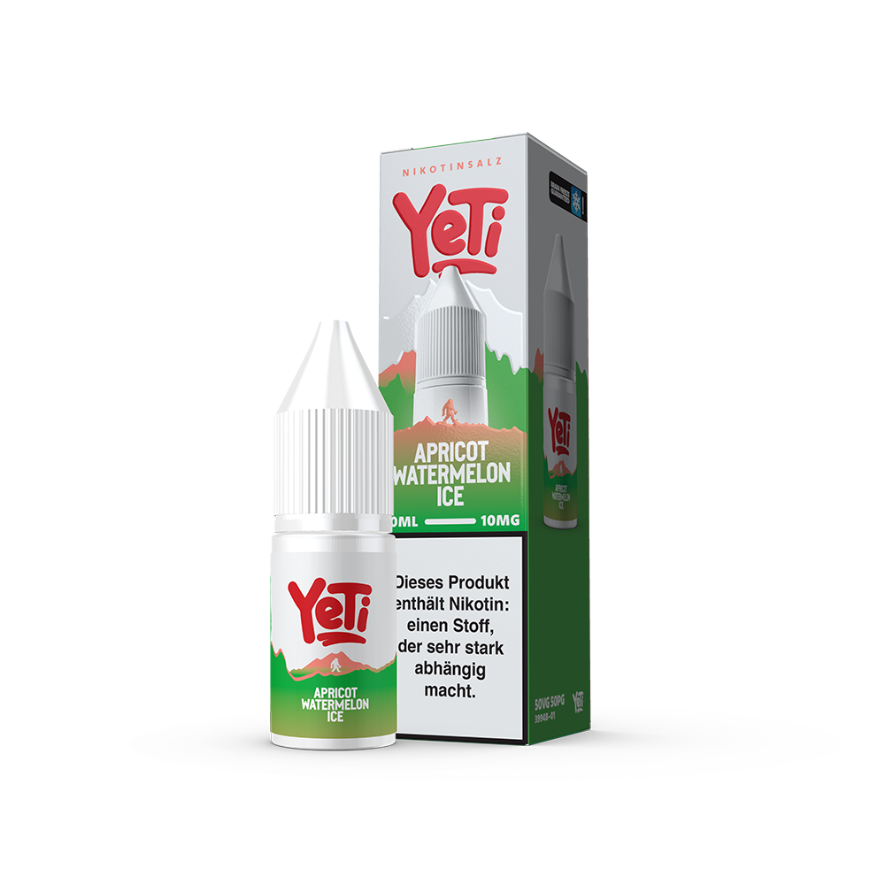 Yeti Summit Nikotinsalz - Apricot Watermelon Ice - Overdosed Liquid 10ml 10mg 