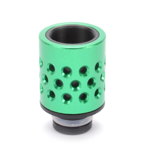 Drip Tip Honeycomb Alu Grün