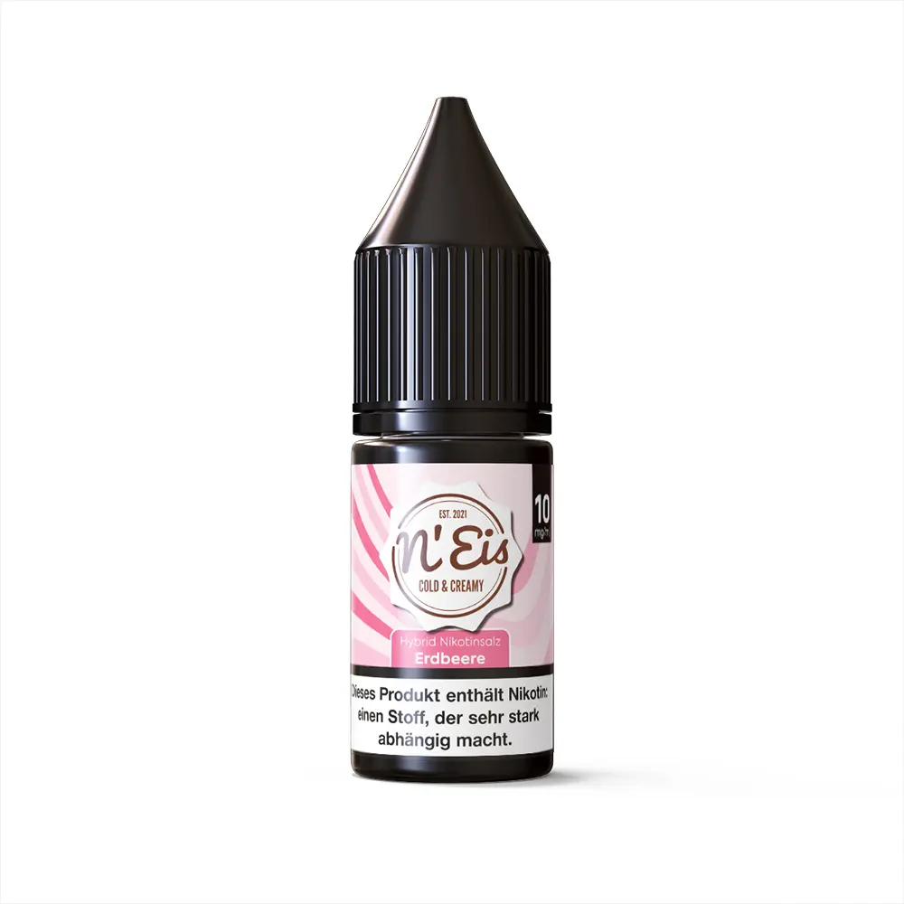 nEis Nikotinsalz - Erdbeere - 10ml Liquid 10mg 