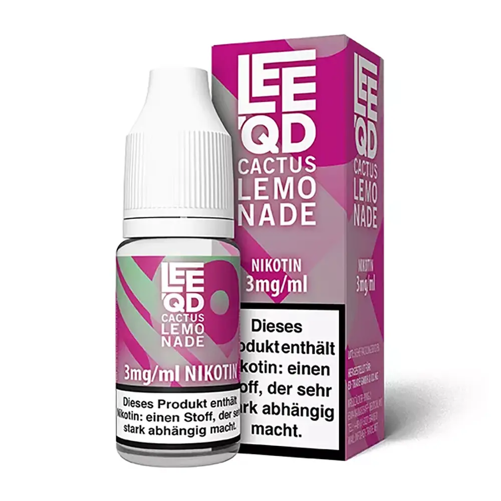 LEEQD Crazy Cactus Lemonade 10ml 3mg Liquid 