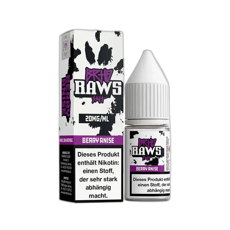 BRHD Barehead Hybrid Nikotinsalz - RAWS Berry Anise - 20mg 10ml 