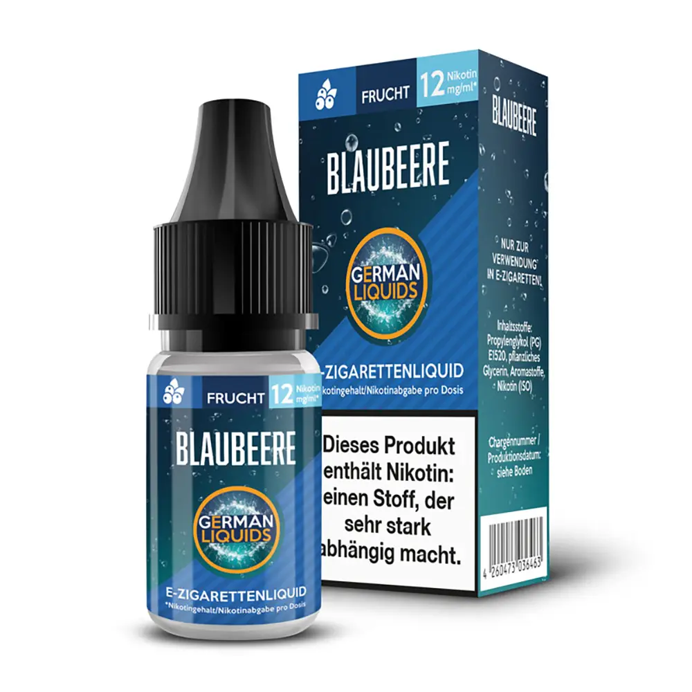 German Liquids Liquid - Blaubeere - 12mg