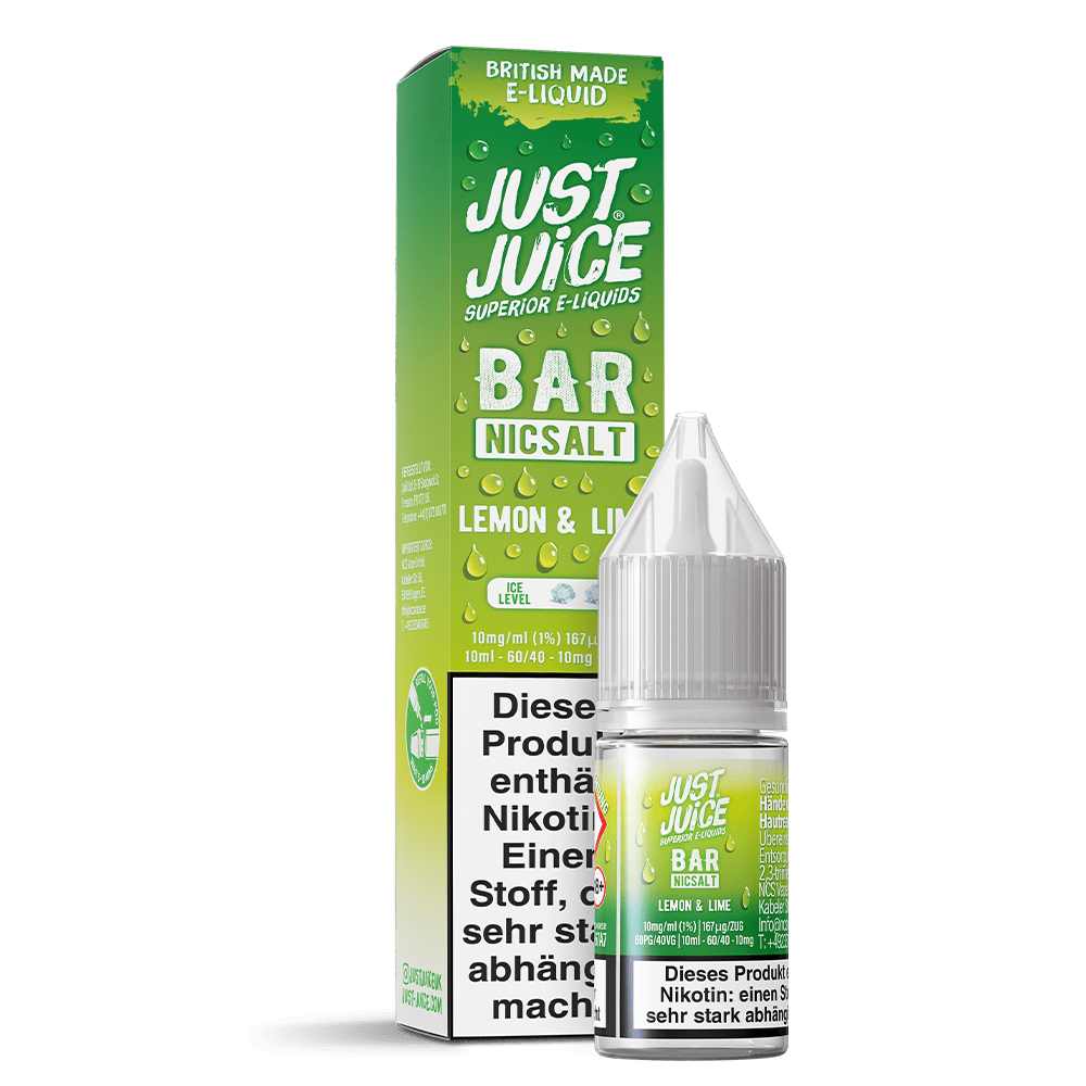 Just Juice Nikotinsalz - Lemon & Lime - 10ml Liquid 10mg  C