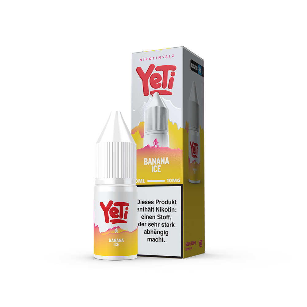 Yeti Summit Banana Ice 10mg Nikotinsalz Overdosed