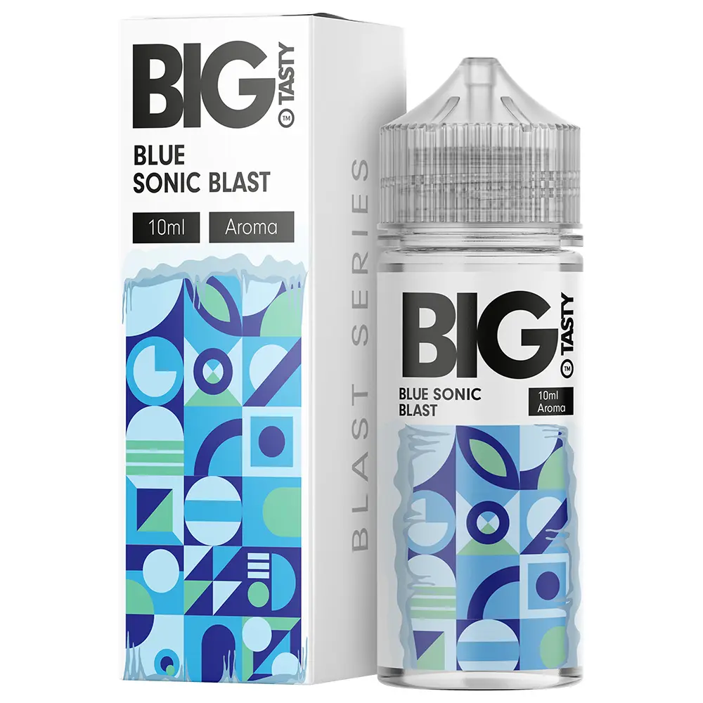 Big Tasty Longfill - Blue Sonic Blast - 10ml in 120ml Flasche 