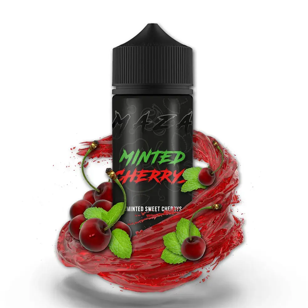 MaZa Cherry Minted 10ml Aroma in 120ml Flasche 