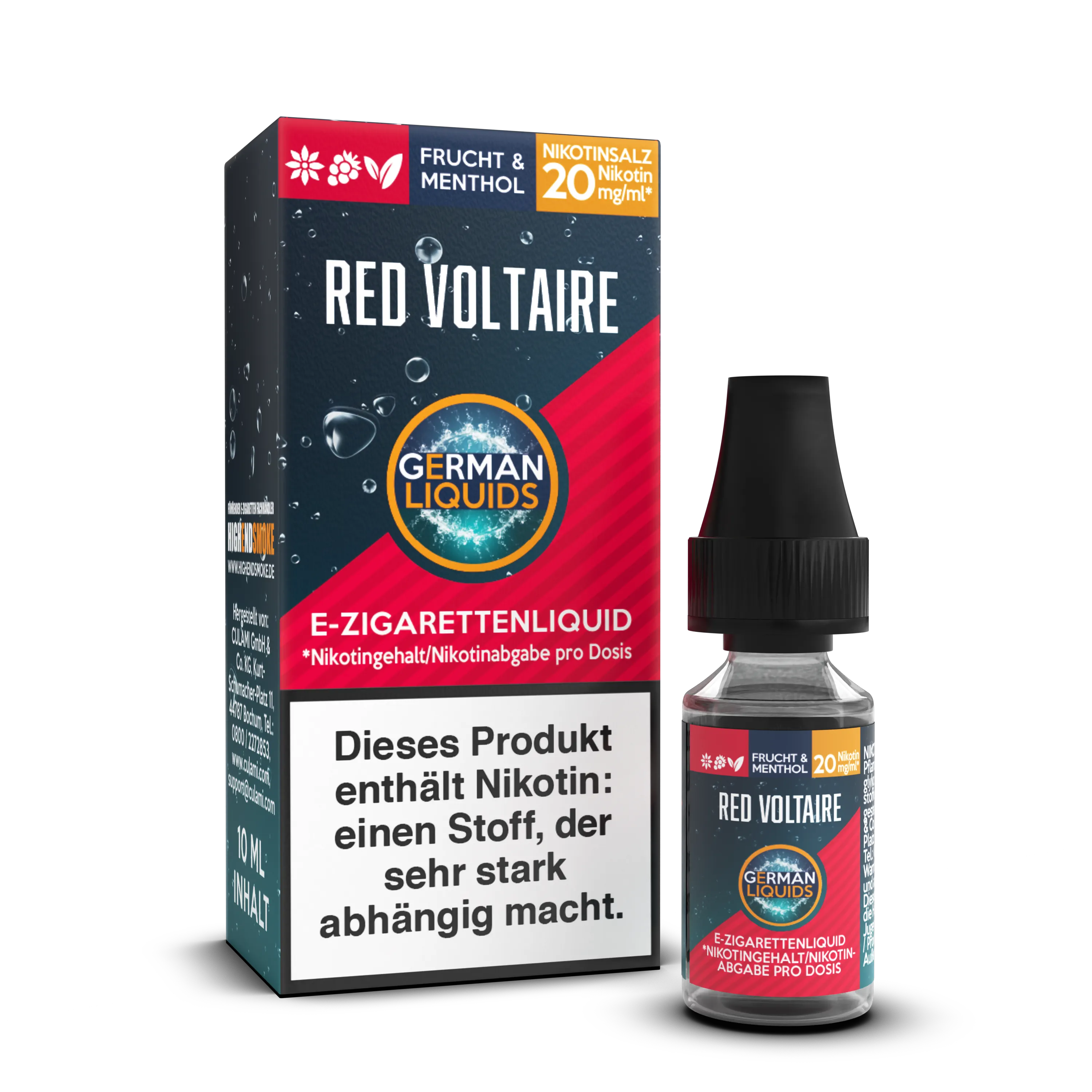 Liquid Red Voltaire - German Liquids Nikotinsalz 20mg