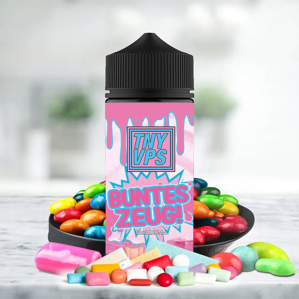 Tony Vapes Longfill - Buntes Zeug - 10ml in 100ml Flasche 