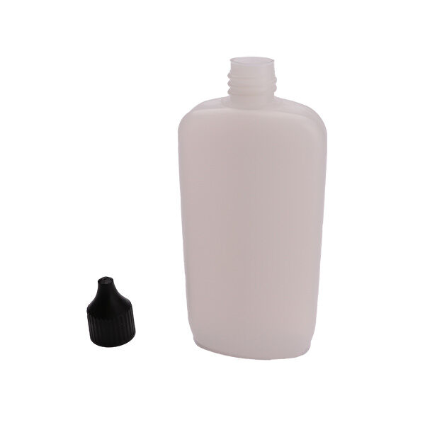 HDPE Leerflasche OVAL Klar 100ml