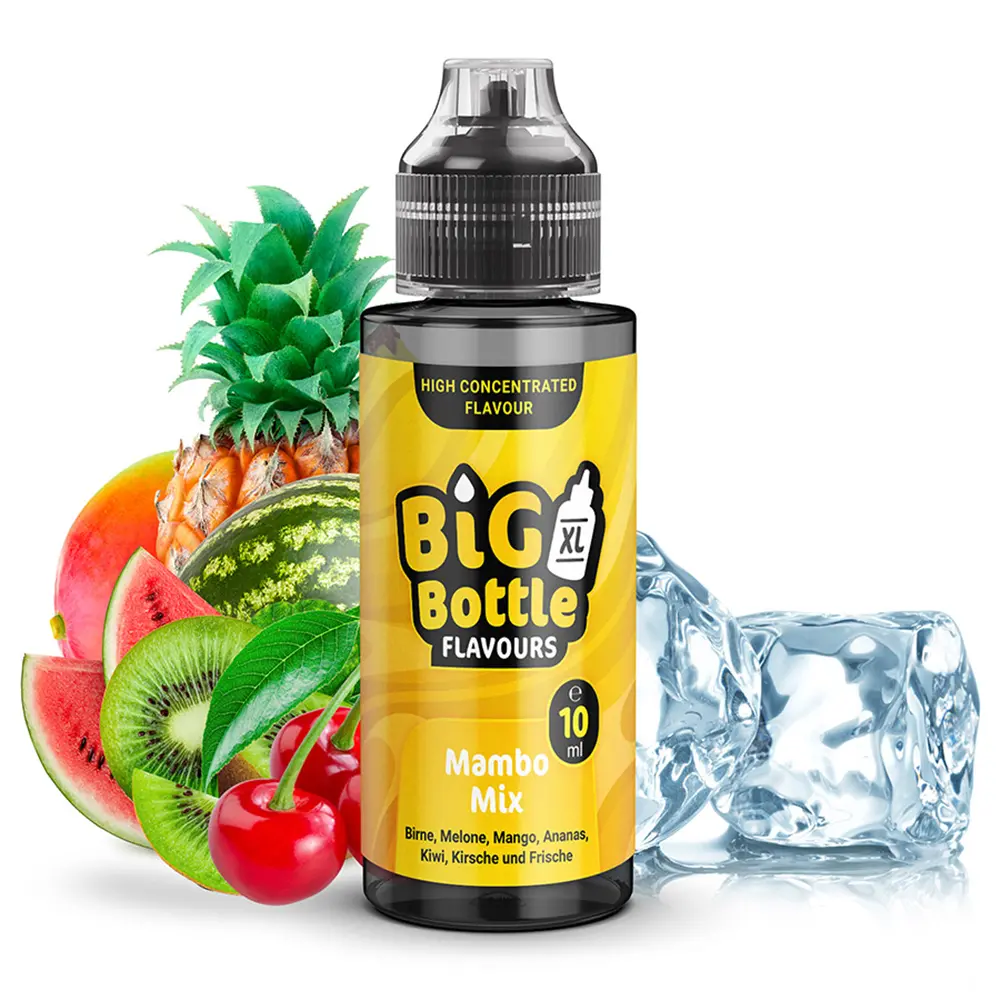 Big Bottle Flavours Aroma - Mambo Mix - 10ml in 120ml Flasche 