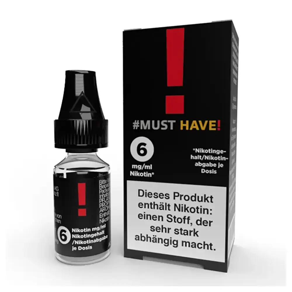 MUST HAVE ! AUSRUFEZEICHEN 10ml 6mg Liquid 