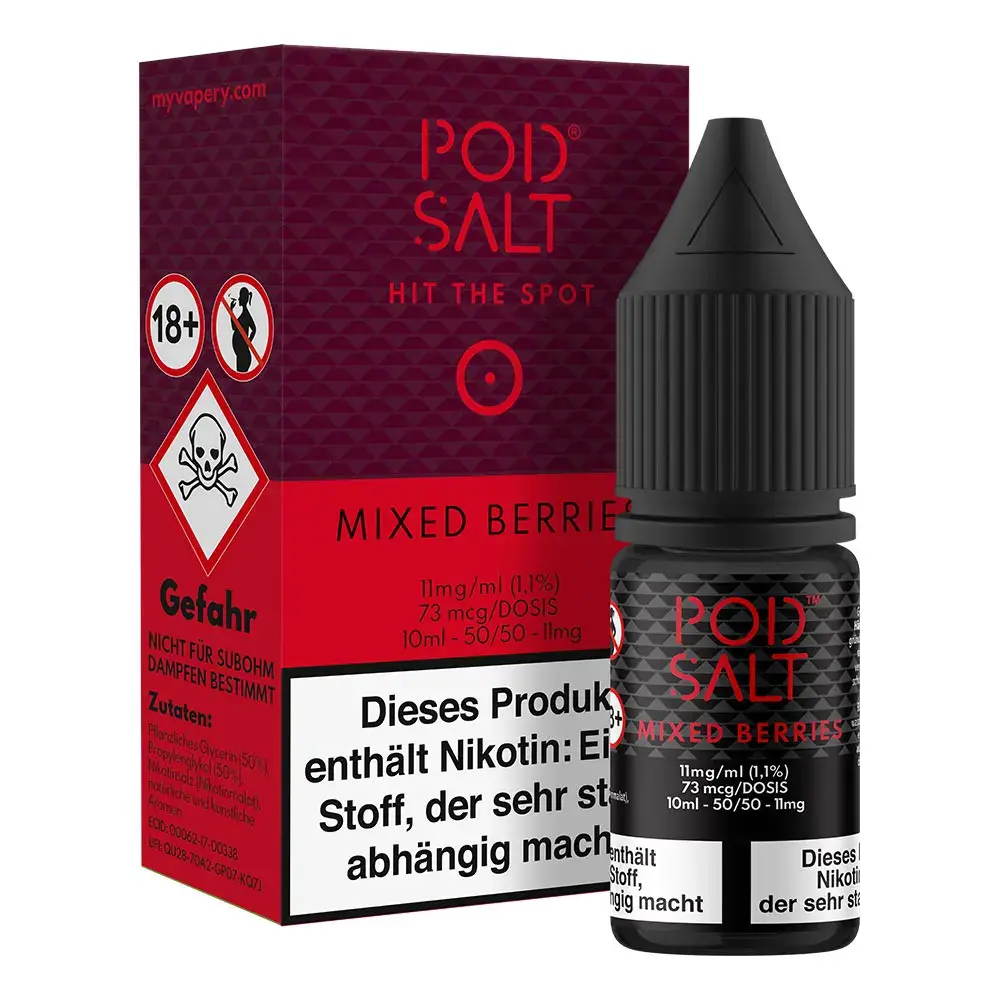 Pod Salt Core Mixed Berries 10ml 11mg 