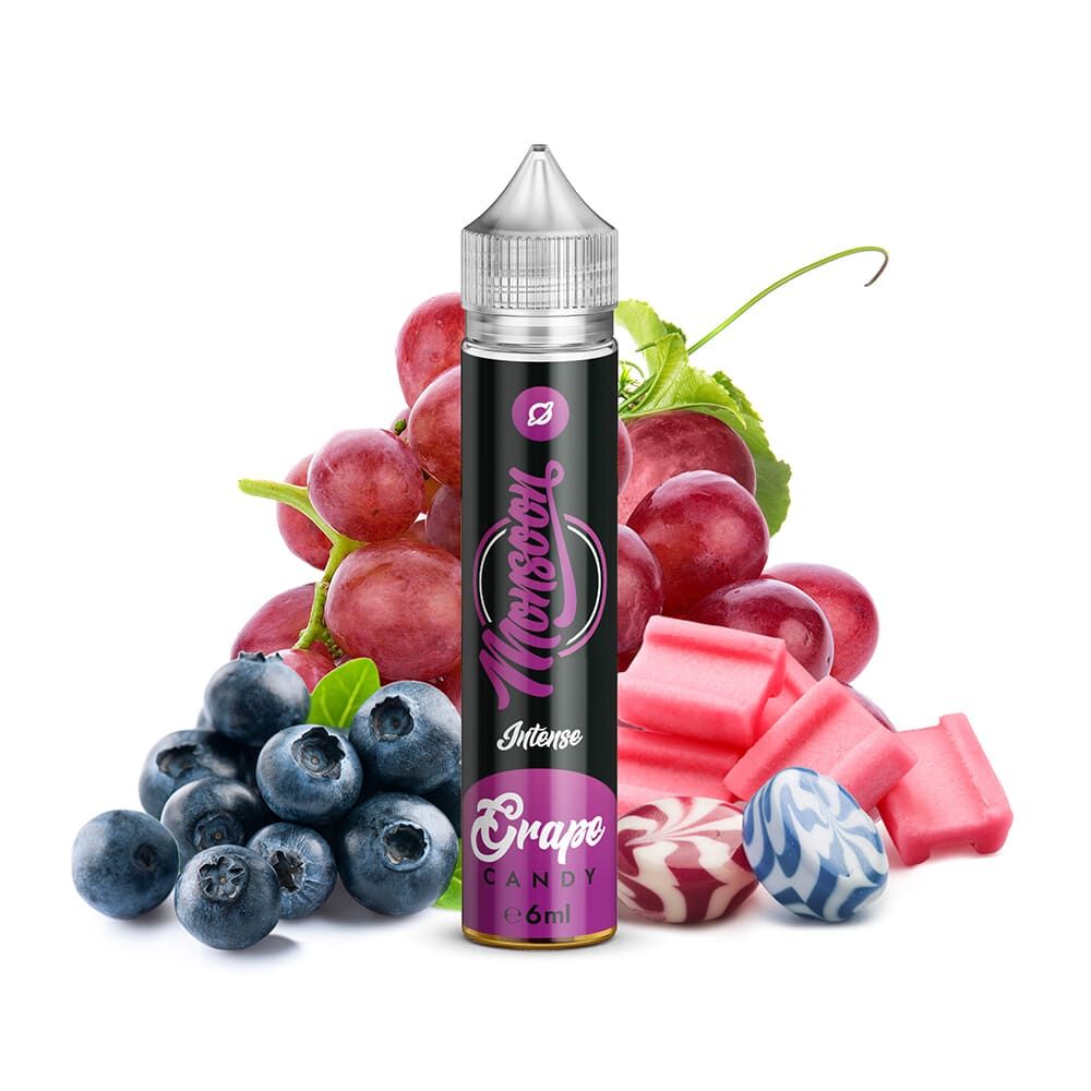 Monsoon Aroma Longfill - Grape Candy - 6ml in 75ml Flasche 