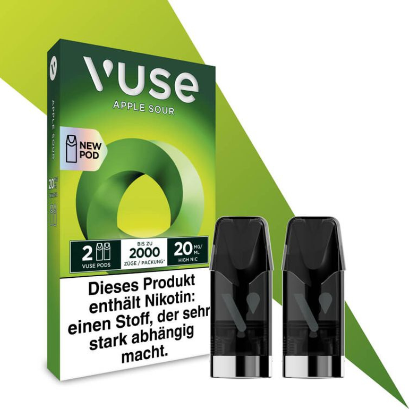 Vuse Pod Apple Sour Nic Salts 20mg 