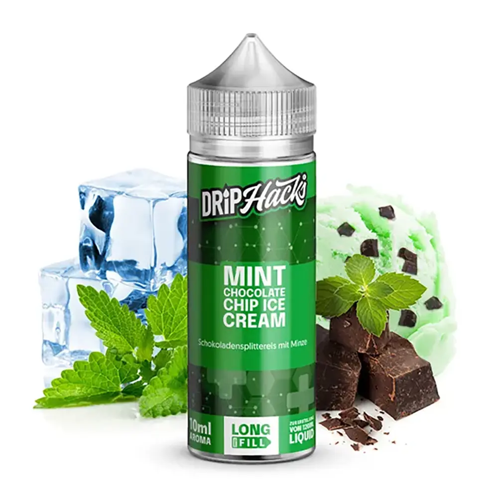 Drip Hacks Mint Chocolate Ice Cream 10ml in 120ml Flasche 